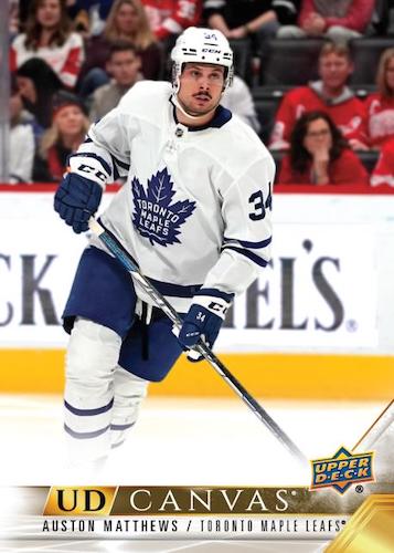 2022-23-Upper-Deck-Series-1-Hockey-Cards-UD-Canvas-Auston-Matthews